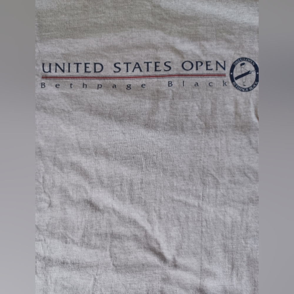 2002 United States Opens Beth Page Black T-Shirt Sz XXL - Picture 2 of 3
